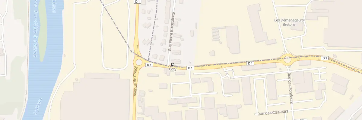 Plan du 4 Rue Pierre Brossolette à Crouy