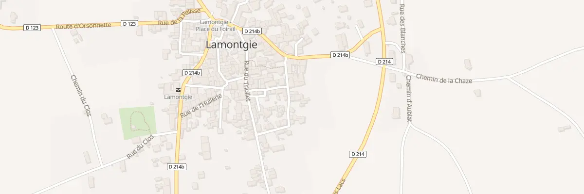 Plan du 5001 Rue du Doc E Coste à Lamontgie