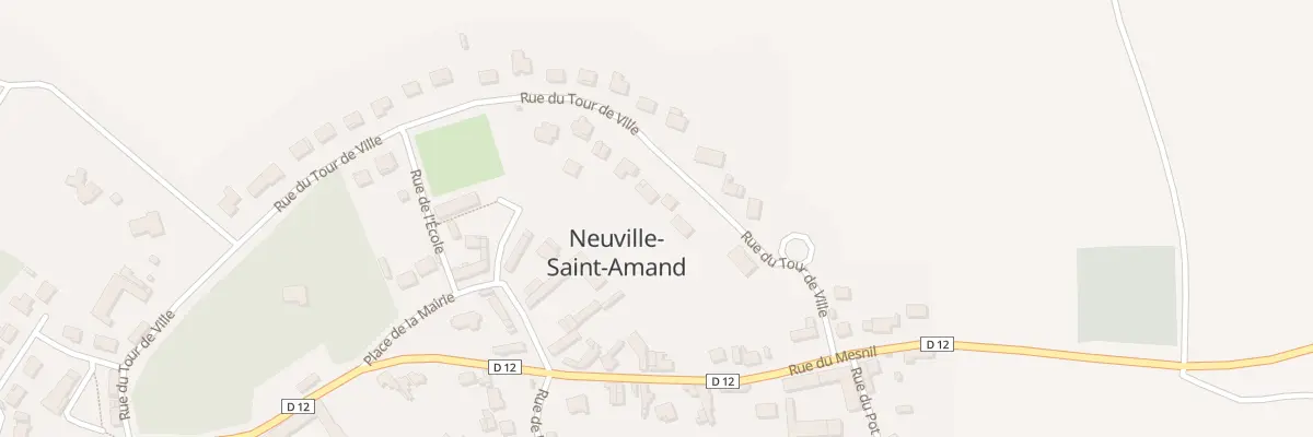 Plan du 48 Rue du Tour de Ville à Neuville-Saint-Amand