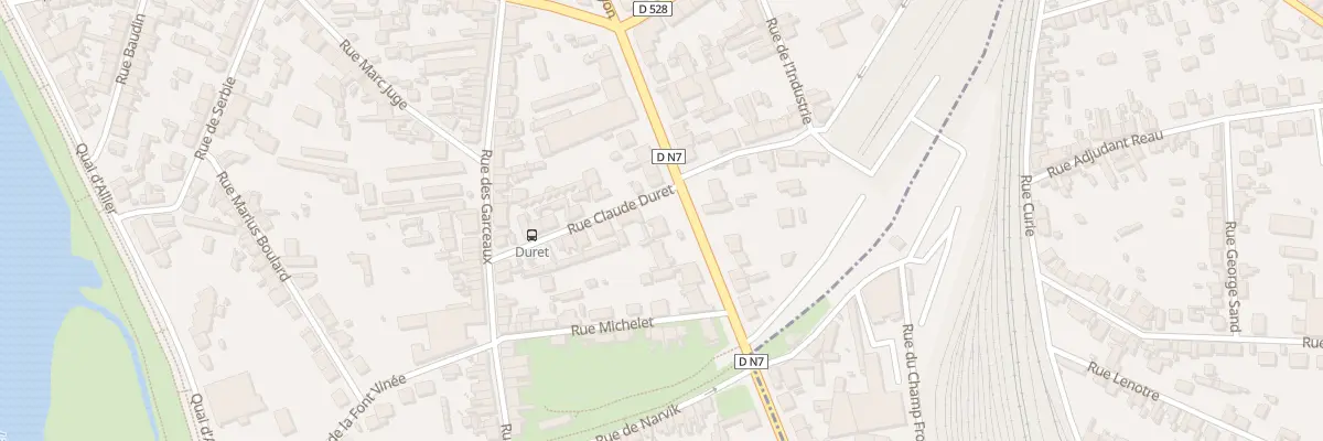 Plan du 129 Rue de Lyon à Moulins