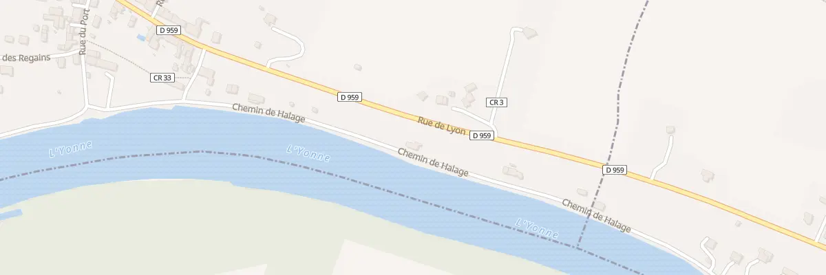 Plan du 5 Chem Halage à Villecien
