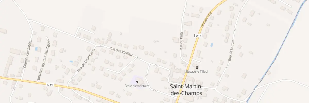 Plan du 19 Rue des Vieilleux à Saint-Martin-des-Champs