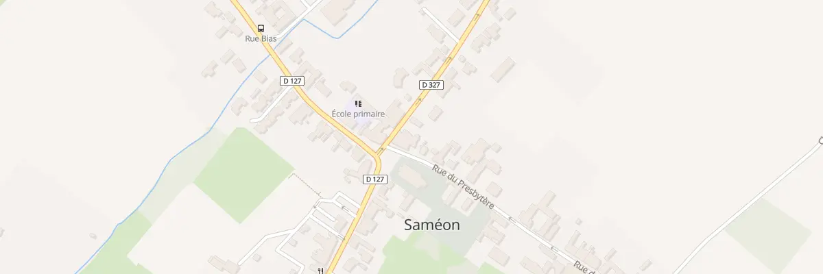 Plan du 11 Rue du Presbytere à Saméon