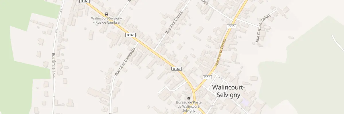 Plan du 14 Rue de Cambrai à Walincourt-Selvigny
