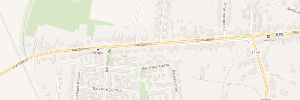 Plan du 83 Rue Danton à Escaudain