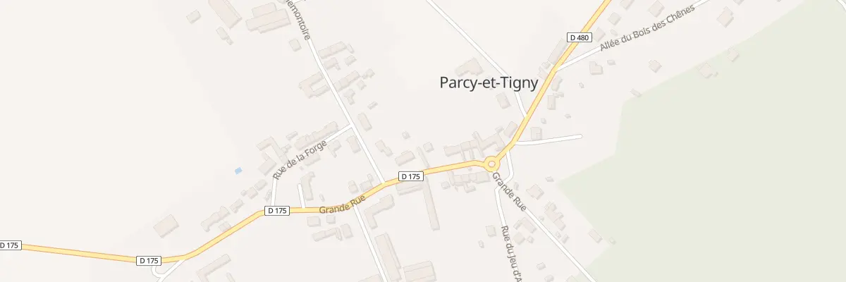 Plan du 26 Gr Grande Rue à Parcy-et-Tigny
