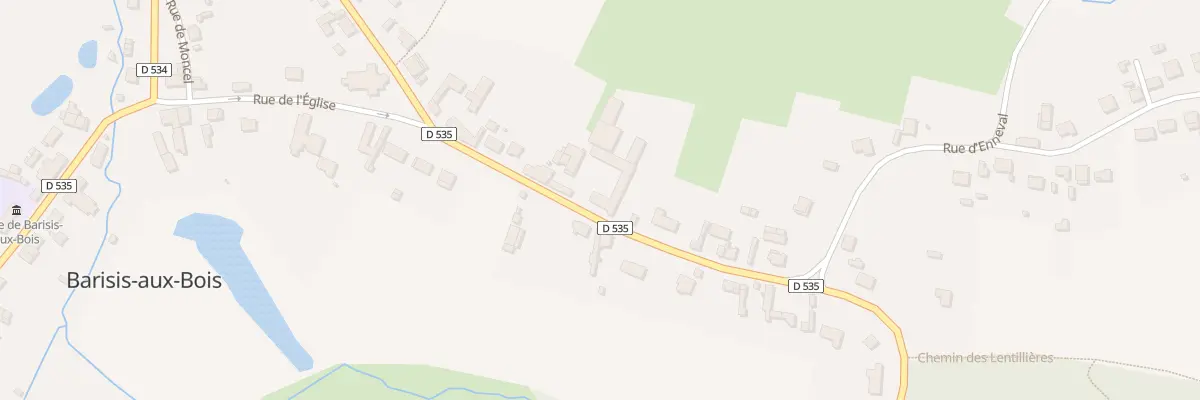 Plan du 9 Rue des Dames à Barisis-aux-Bois