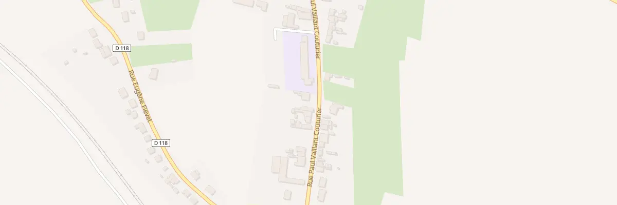 Plan du 38 Rue Paul Vaillant Couturier à Cattenières