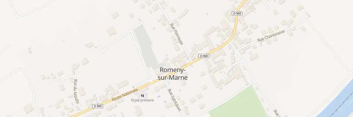 Plan du 38 Rte Nationale à Romeny-sur-Marne