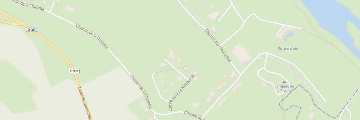 Plan du 12 Lot La Margeride au Malzieu-Ville