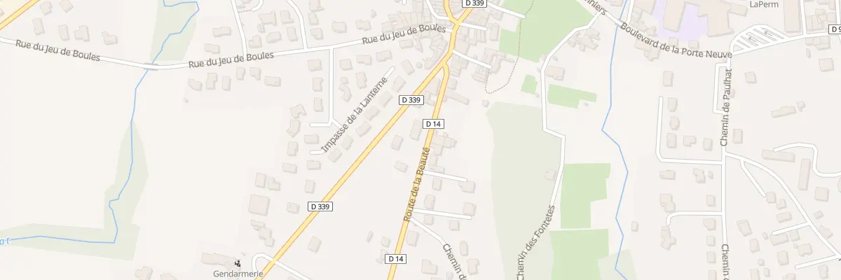 Plan du 4B Rte de la Beauté à Billom