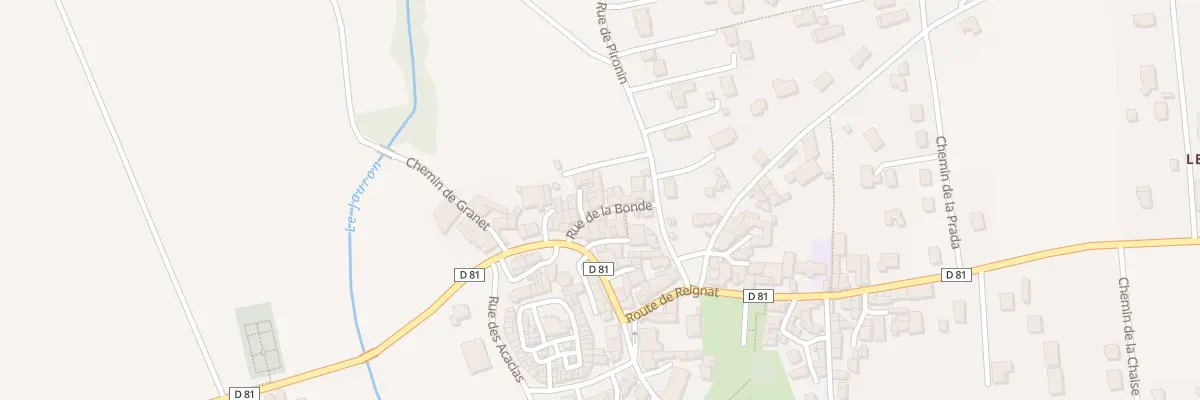 Plan du 5 Rue de la Bonde à Espirat