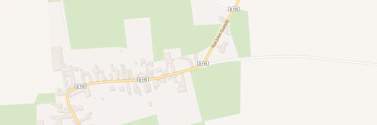 Plan du 6 Rue Jules Guesde à Cattenières