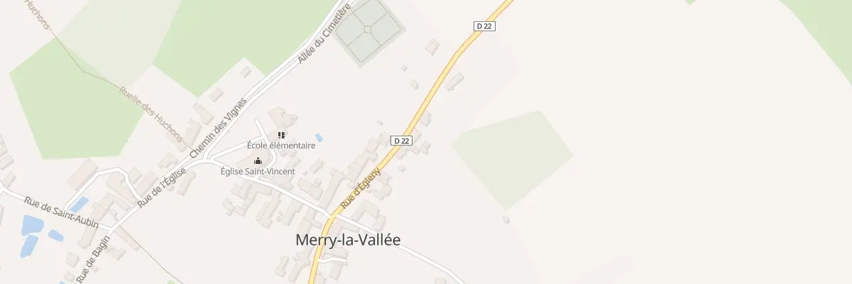 Plan du 10 Rue d’Egleny à Merry-la-Vallée