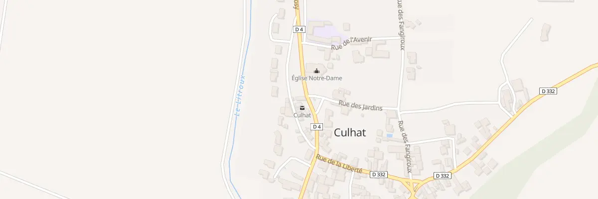 Plan du 25 Rue St Vosy à Culhat
