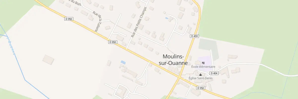 Plan du 6 All des Sapins à Moulins-sur-Ouanne