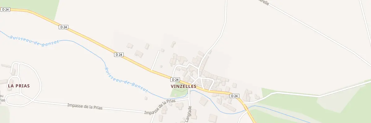 Plan du 6 Rue du Pigeonnier Vinzelles à Bansat
