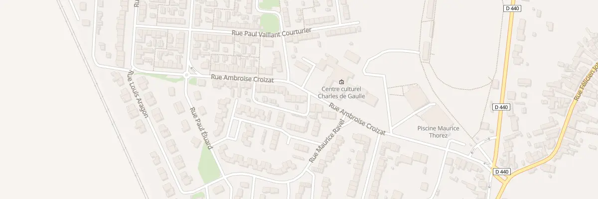 Plan du 31 Rue Ambroise Croizat à Escaudain
