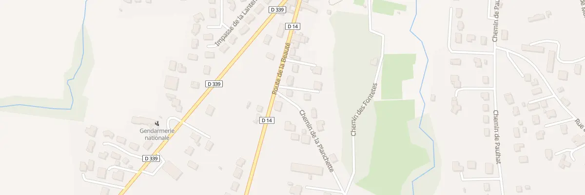 Plan du 9005 Rte de la Beauté à Billom