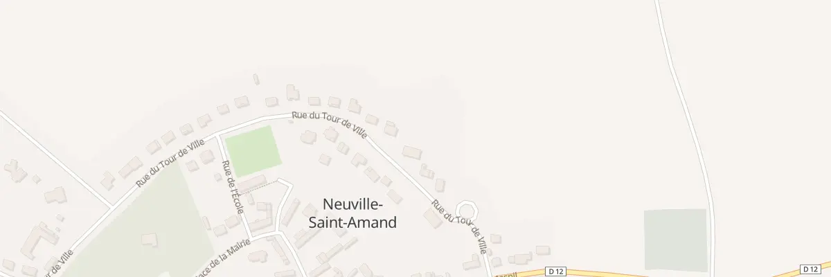 Plan du 45 Rue du Tour de Ville à Neuville-Saint-Amand