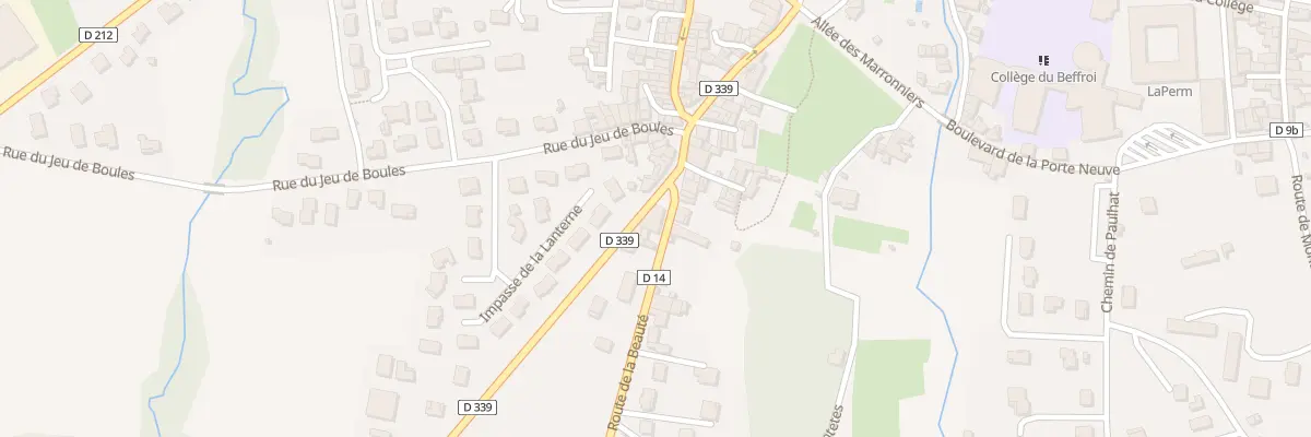 Plan du 2B Rte de la Beauté à Billom