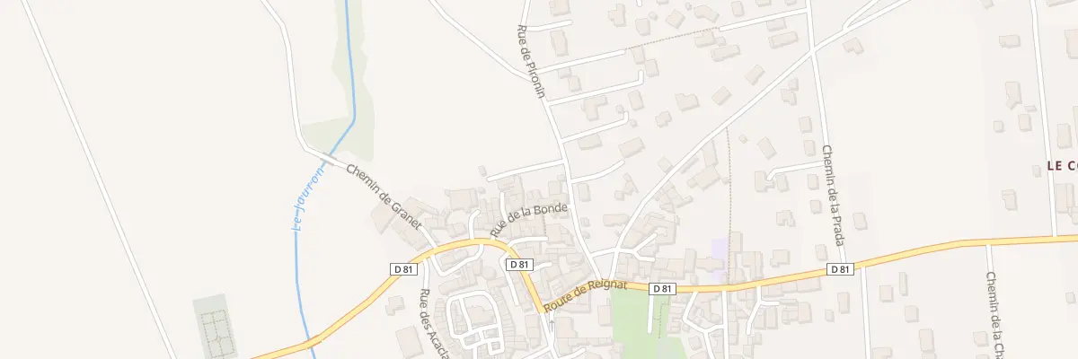 Plan du 9 Rue de la Bonde à Espirat