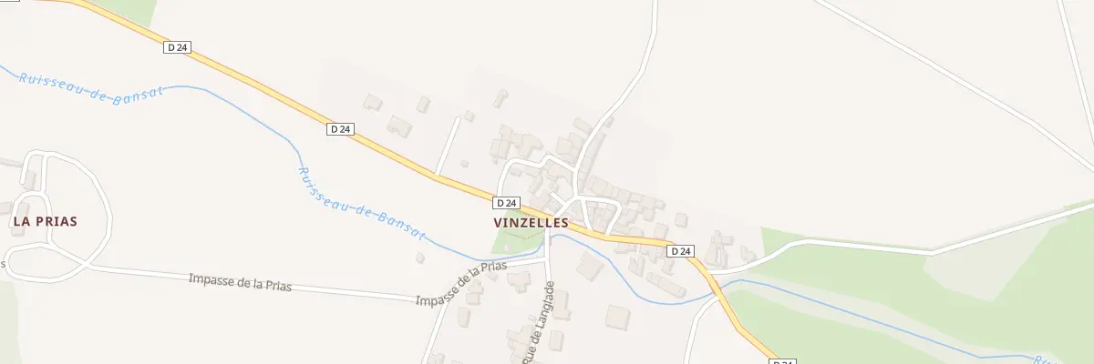 Plan du 3 Imp du Four Vinzelles à Bansat