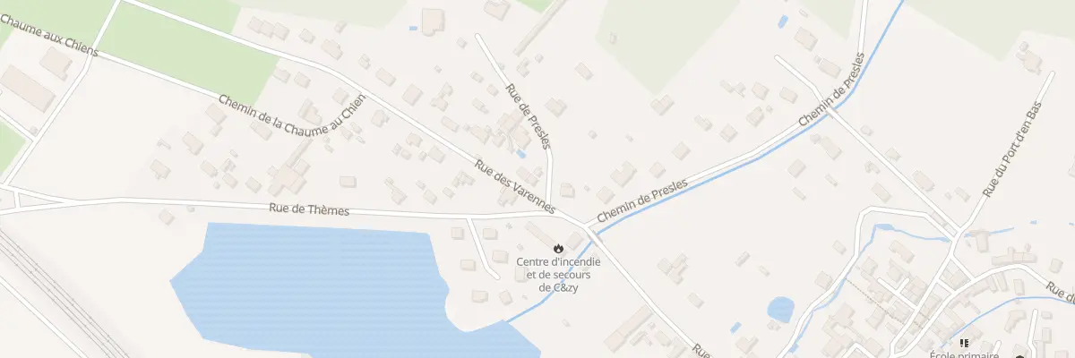Plan du 1 Rue de Presles à Cézy
