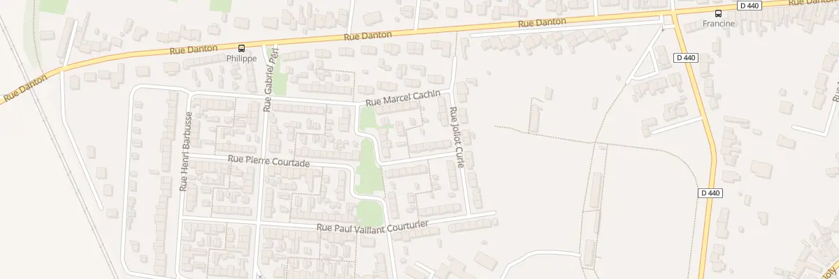 Plan du 12 Rue Gaston Monmousseau à Escaudain