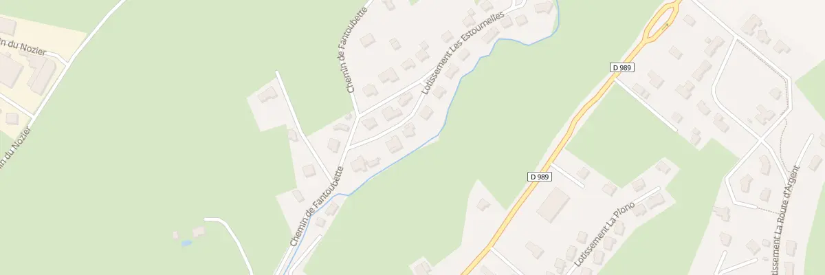 Plan du 6389 Lot Les Estournelles au Malzieu-Ville