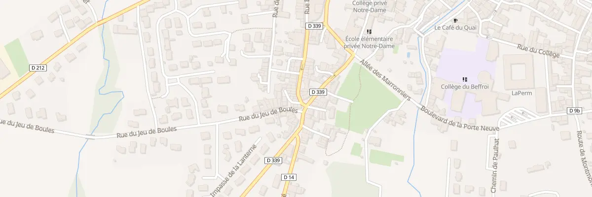 Plan du 46 Rue Bourchany à Billom