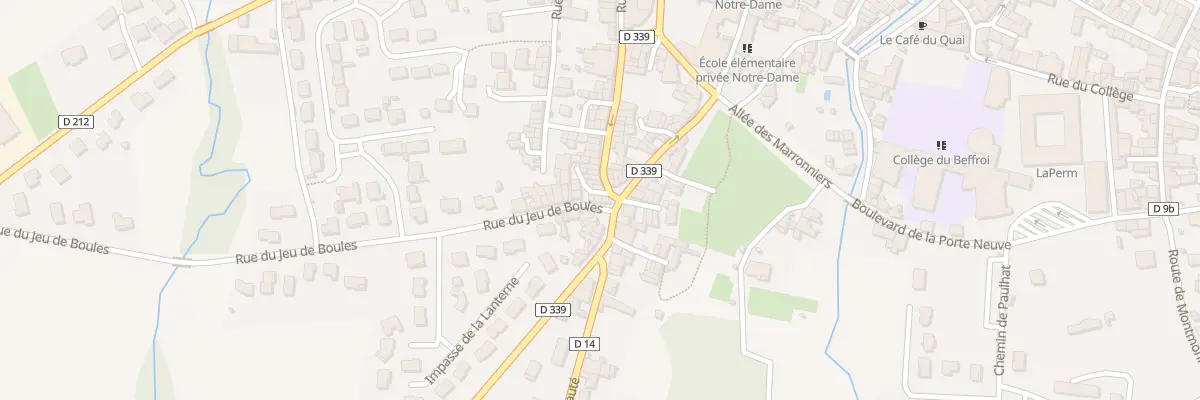 Plan du 4 Rue du Jeu de Boules à Billom