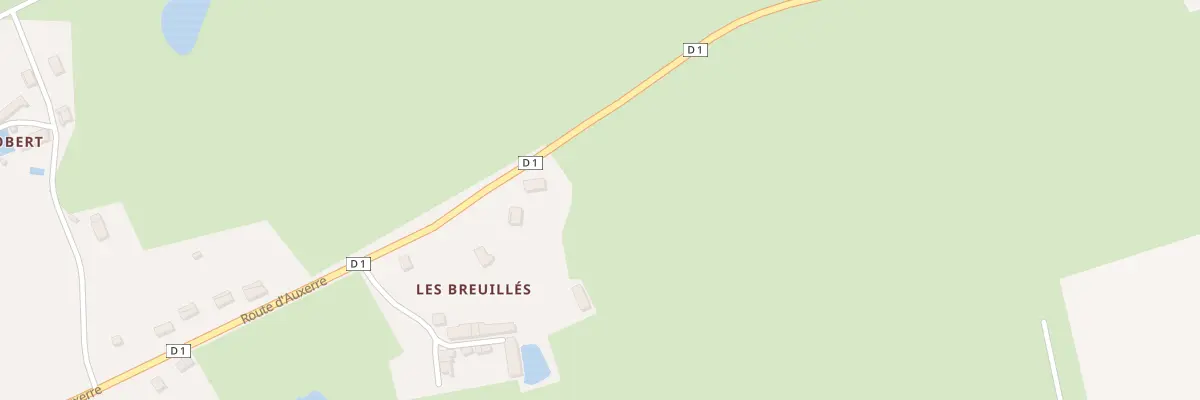Plan du 1 Rte d’Auxerre à Levis