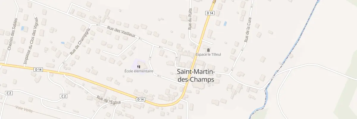 Plan du 13 Rue des Vieilleux à Saint-Martin-des-Champs