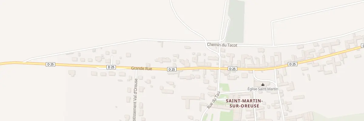 Plan du 17 Gr Grande Rue St Martin à Thorigny-sur-Oreuse