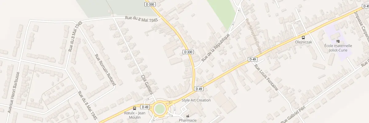 Plan du 19 Rue de l’Egalité à Rœulx