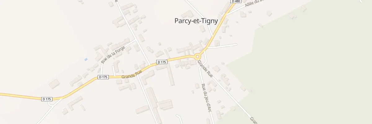 Plan du 29 Gr Grande Rue à Parcy-et-Tigny