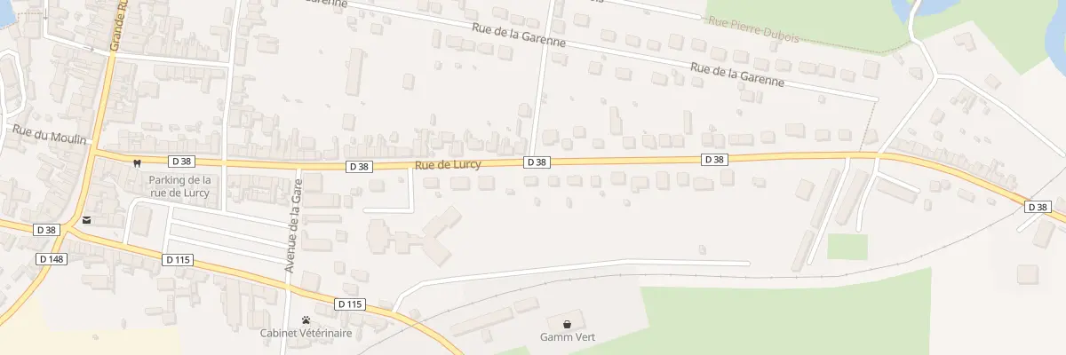 Plan du 54 Rue de Lurcy à Prémery