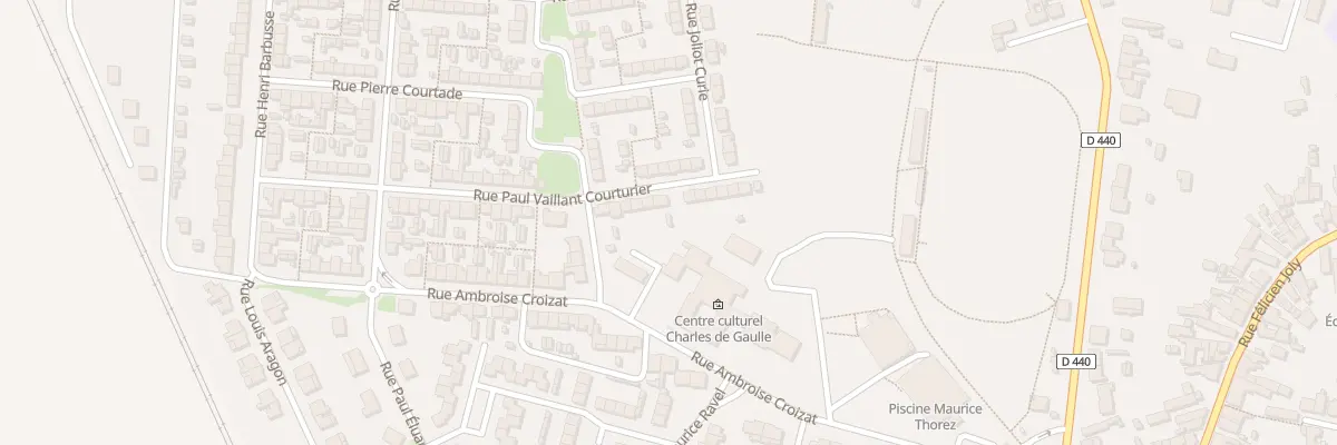 Plan du 49 Rue P Vaillant Couturier à Escaudain