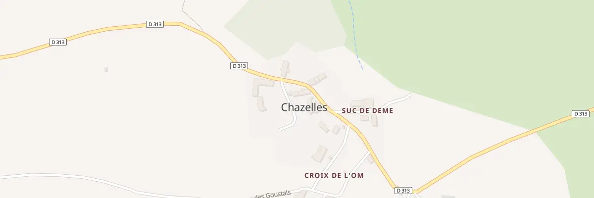 Plan du 5016 Le Bourg à Chazelles