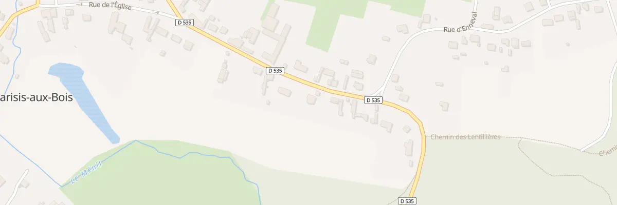 Plan du 14 Rue des Dames à Barisis-aux-Bois