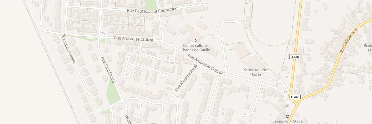Plan du 39 Rue Ambroise Croizat à Escaudain