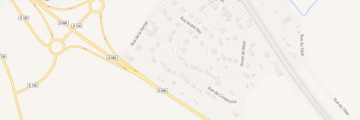 Plan du 18 Rue de la Contemine à Cézy