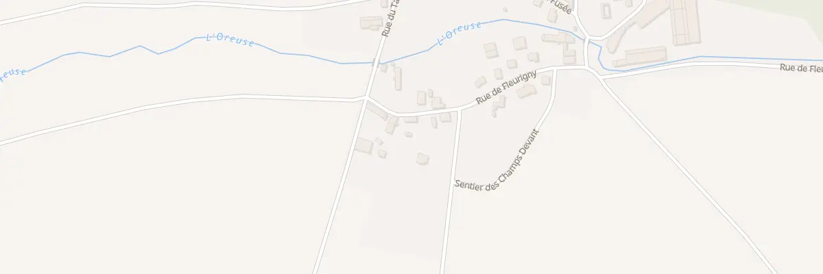 Plan du 4 Rue de Fleurigny St Martin à Thorigny-sur-Oreuse
