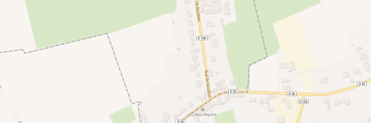 Plan du 38 Rue de Bouillon à Sars-et-Rosières