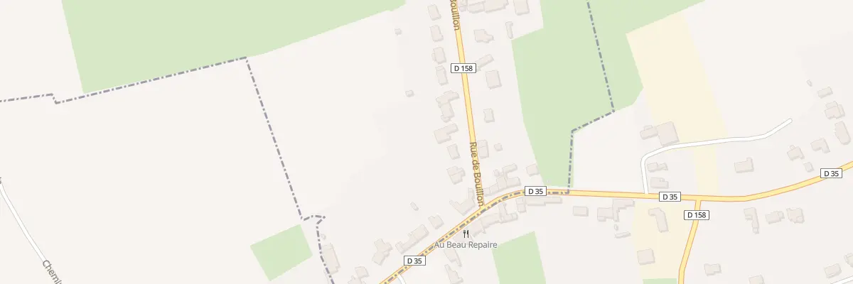 Plan du 40 Rue de Bouillon à Sars-et-Rosières