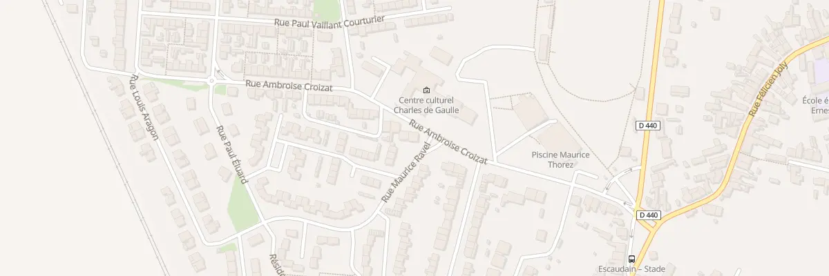 Plan du 41 Rue Ambroise Croizat à Escaudain