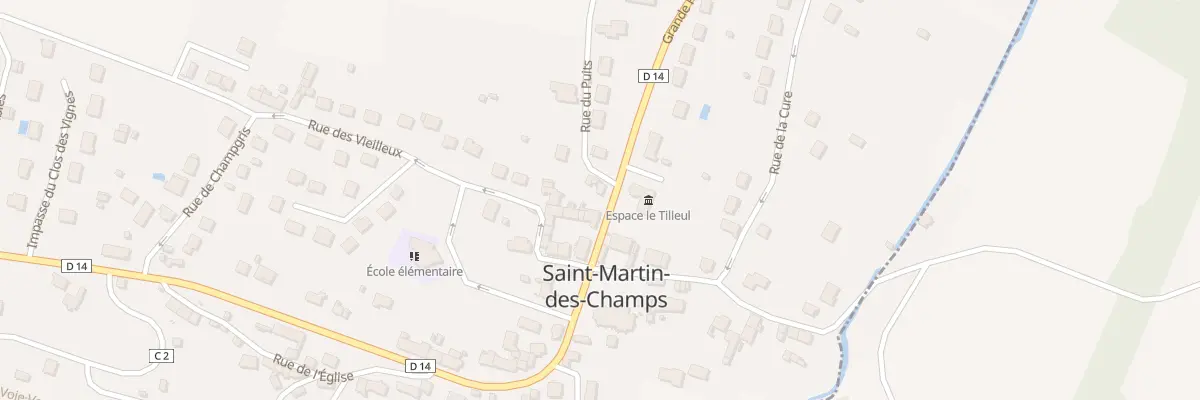 Plan du 3 Rue des Vieilleux à Saint-Martin-des-Champs