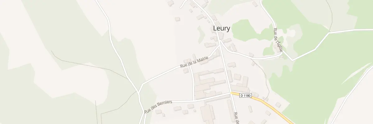 Plan du 2 Rue de la Mairie à Leury
