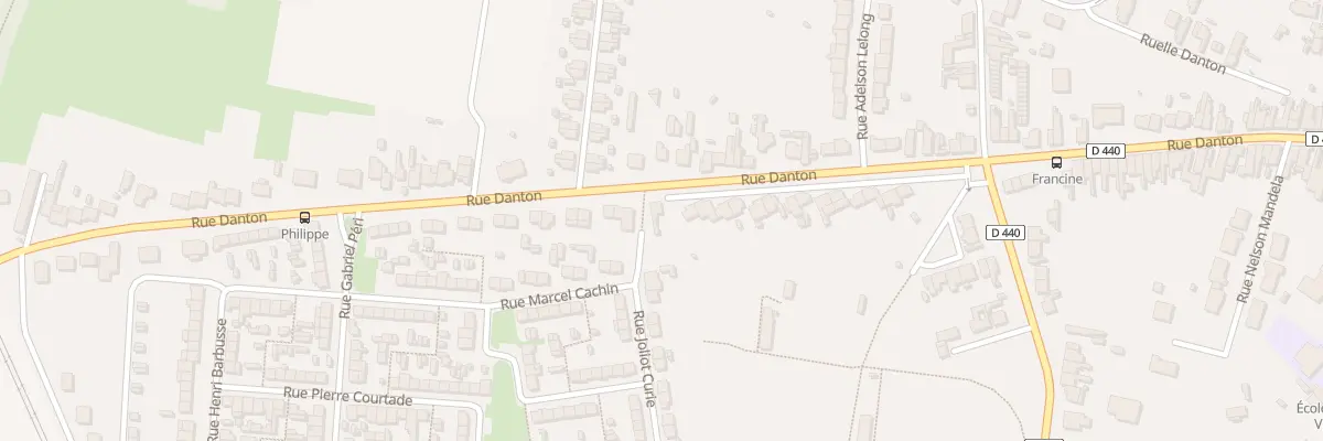 Plan du 71 Rue Danton à Escaudain